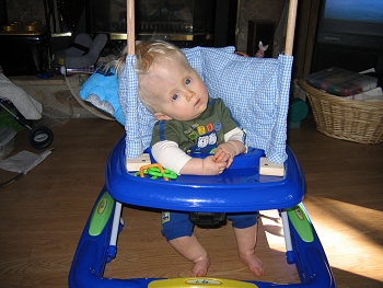 baby walker with head support